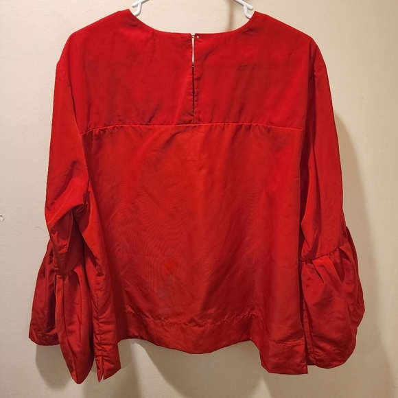 FREE ASSEMBLY Women's Red Bell Sleeves blouse XXL - Picture 5 of 9
